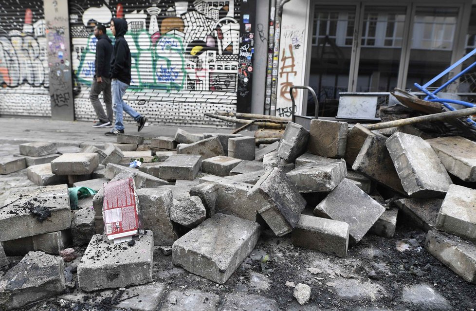 Protesty během summitu G20 v Hamburku