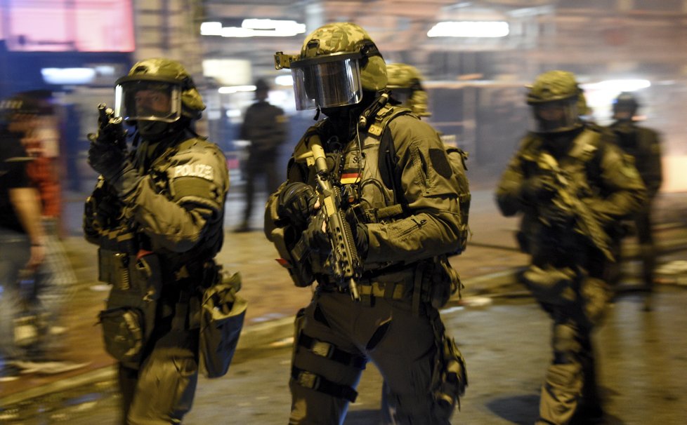 Protesty během summitu G20 v Hamburku