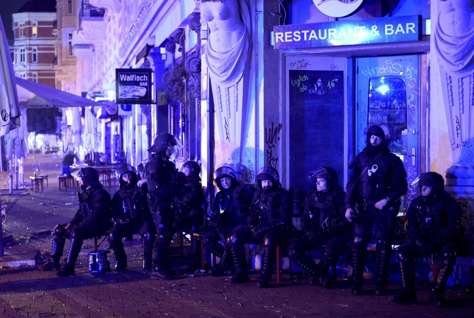 Protesty během summitu G20 v Hamburku