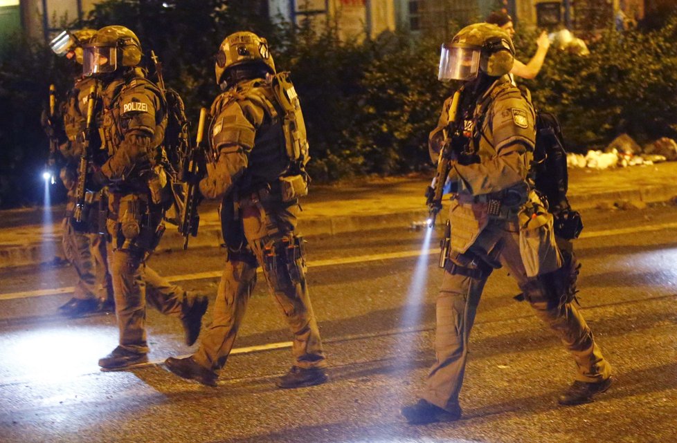 Protesty během summitu G20 v Hamburku