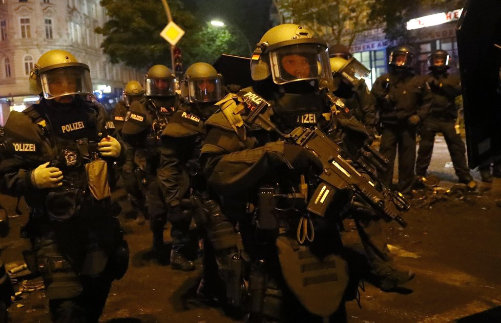 Protesty během summitu G20 v Hamburku