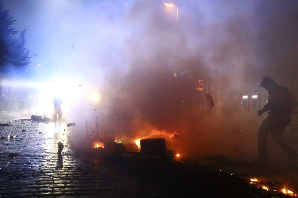 Protesty během summitu G20 v Hamburku