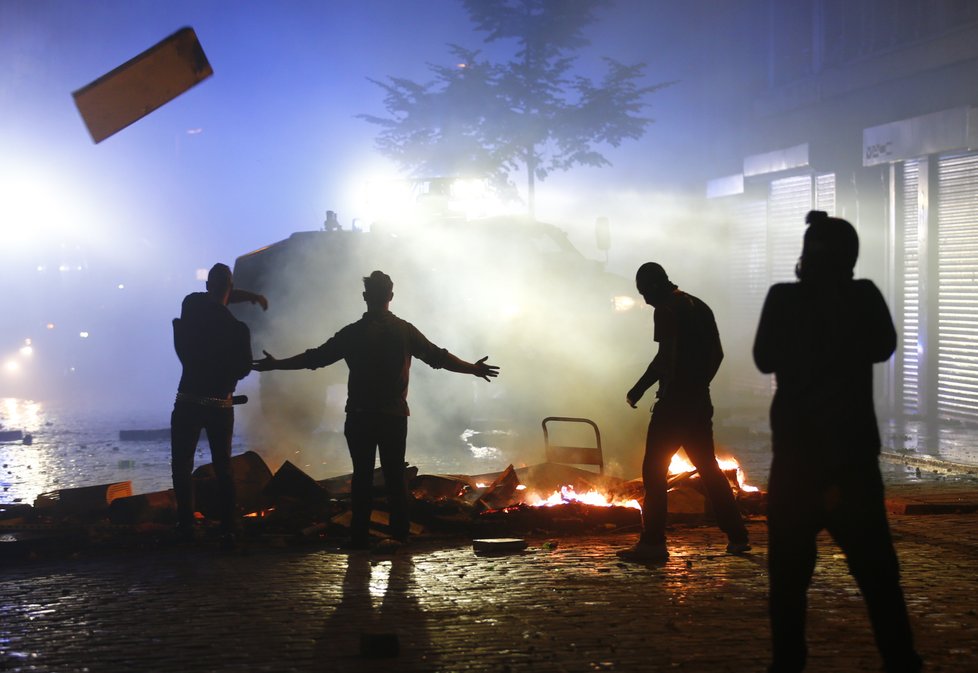 Protesty během summitu G20 v Hamburku