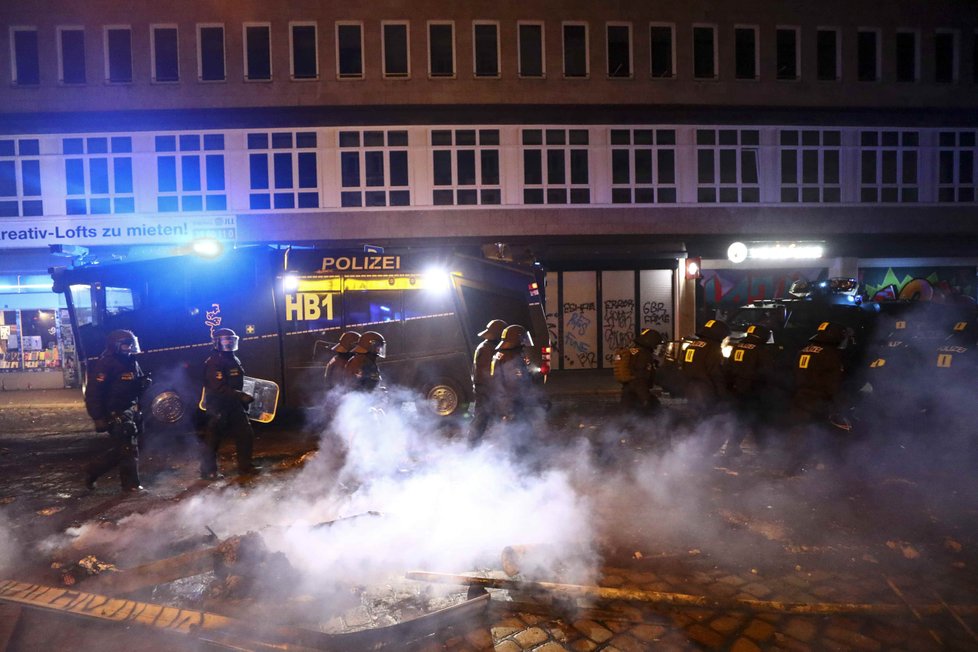 Protesty během summitu G20 v Hamburku