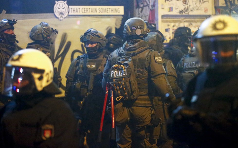 Protesty během summitu G20 v Hamburku