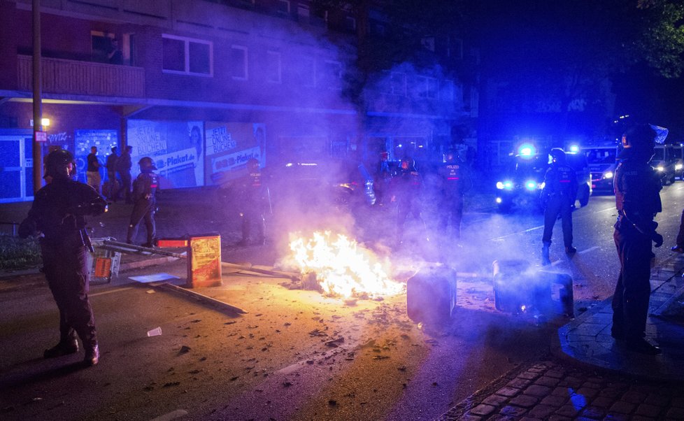 Protesty na summitu G20 v Hamburku