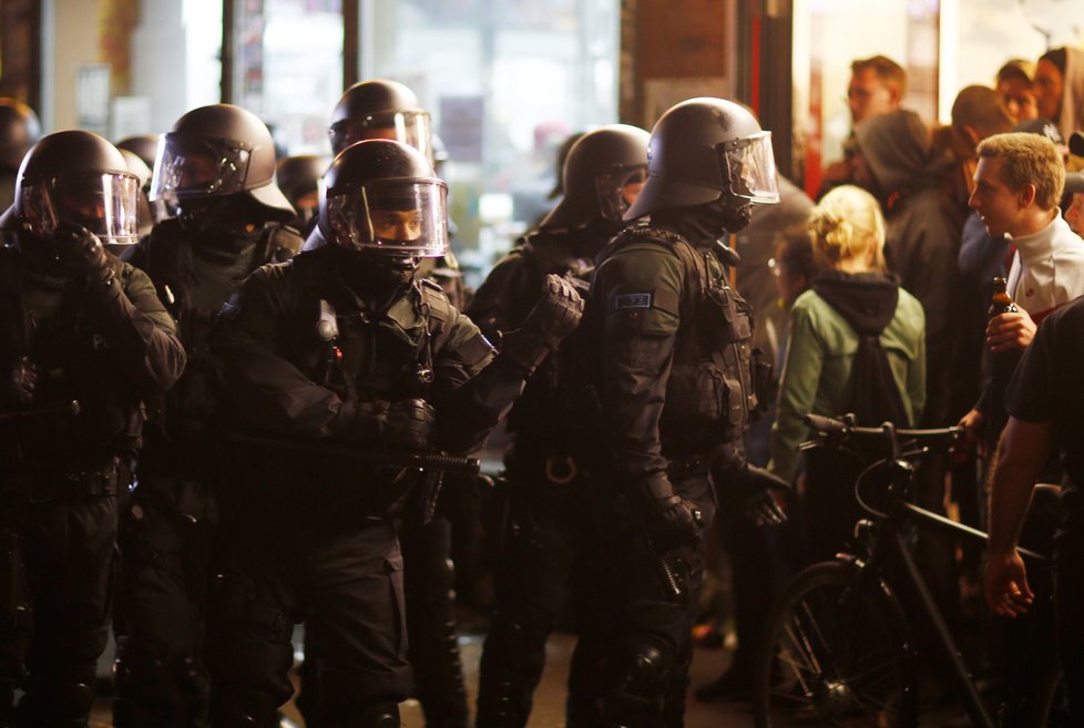 Protesty na summitu G20 v Hamburku