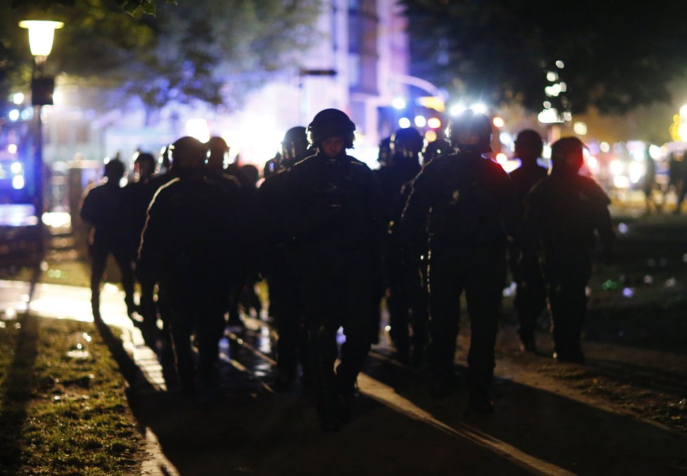 Protesty na summitu G20 v Hamburku