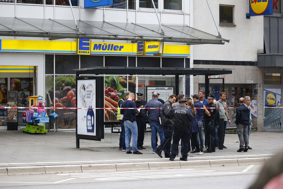 Ahmed A. útočil v německém supermarketu.