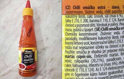 „Karcinogenní“ chilli omáčka vyděsila Slováky. Přivezli ji i do Česka, šla do prodeje?