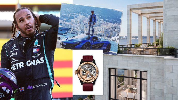 Blyštivý svět šampiona formule 1 Lewise Hamiltona
