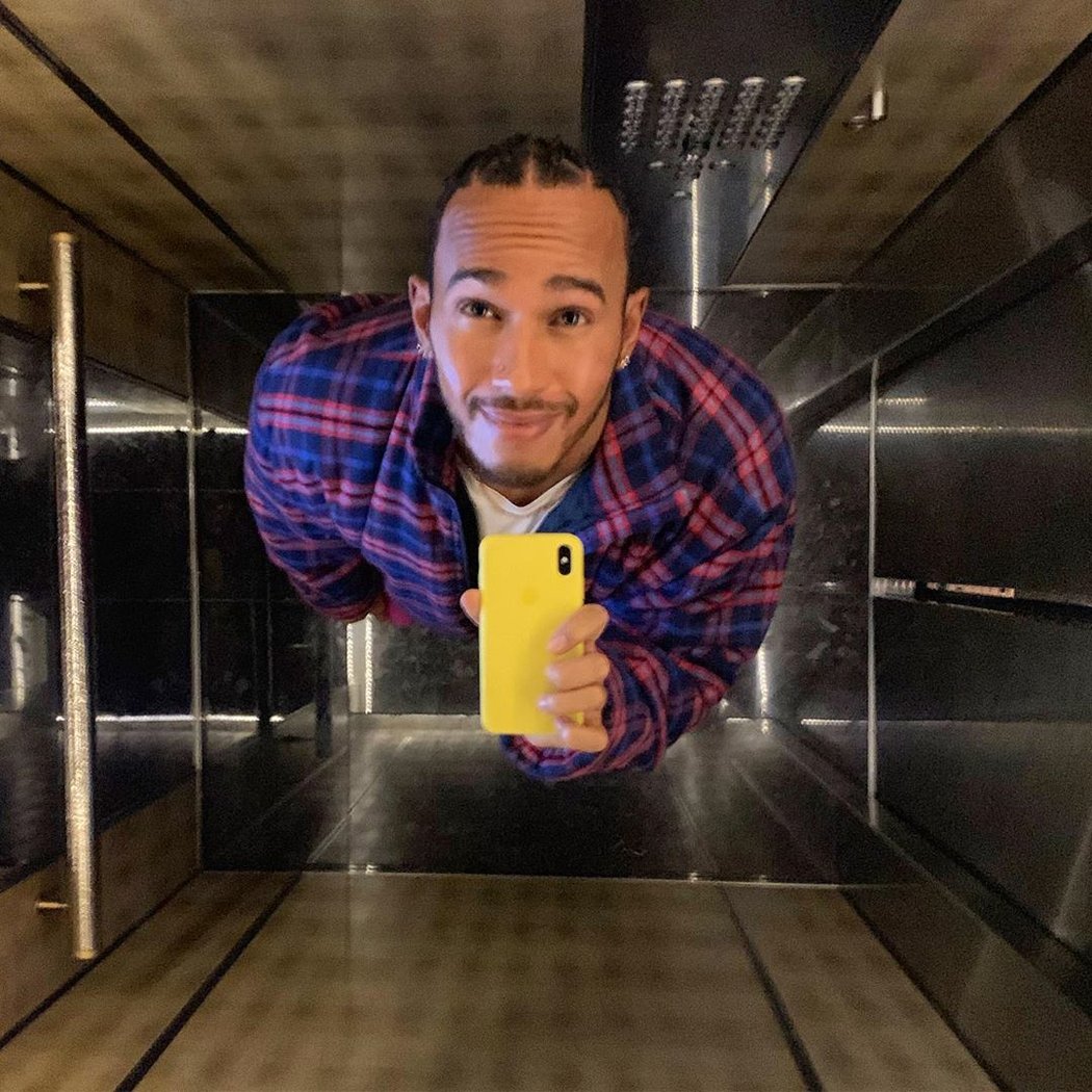 Lewis Hamilton a jeho selfie