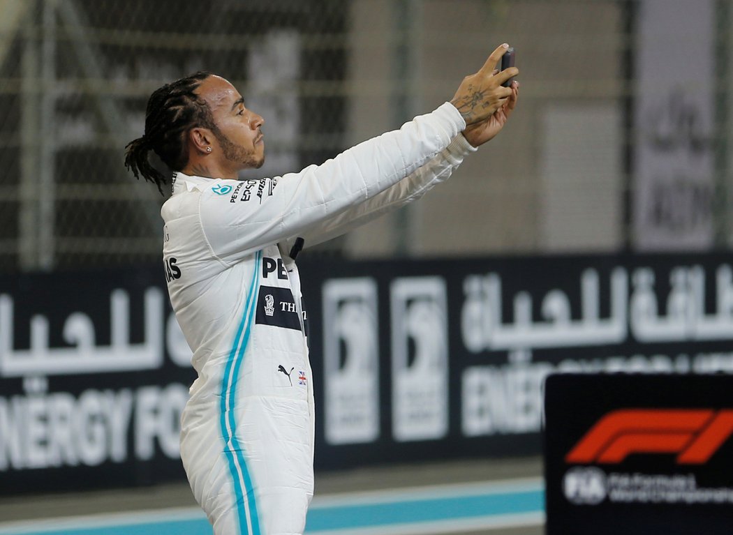 Lewis Hamilton a jeho selfie