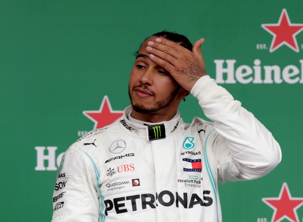 Lewis Hamilton na závodech v Brazilíi