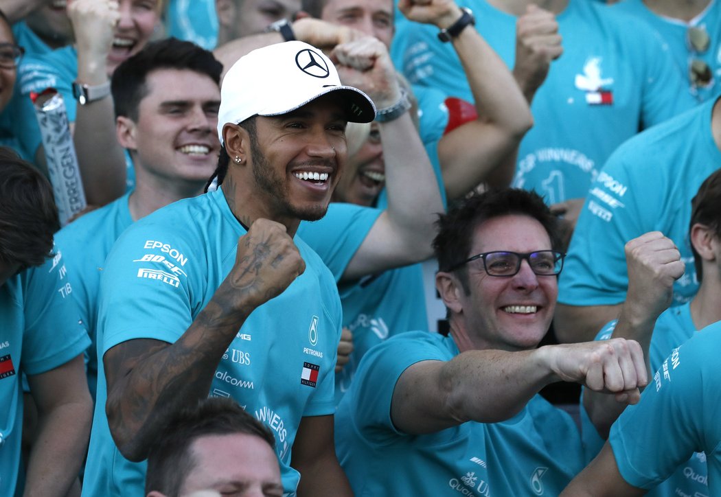 Britský pilot formule 1 Lewis Hamilton