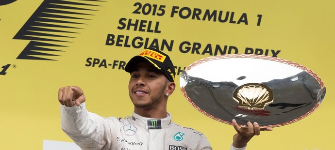 - Velkou cenu Belgie formule 1 vyhrál z pole position Brit Lewis Hamilton