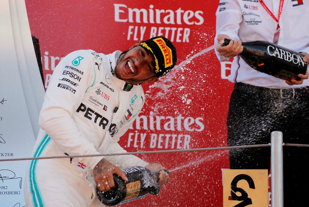 Mistr světa F1 Lewis Hamilton