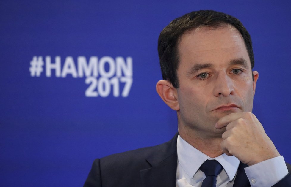 Kandidát socialistů Benoit Hamon