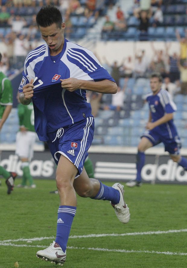 Slovenský reprezentant Hamšík. Slovenský reprezentant Hamšík.