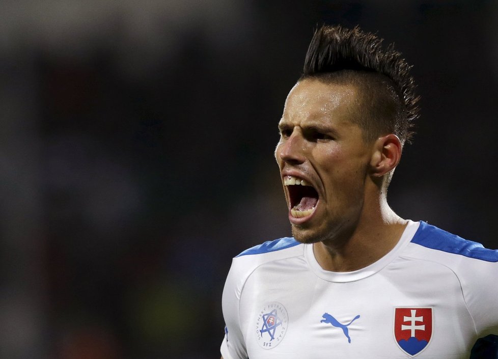 Největší hvězda Slovenska Marek Hamšík stále může dovést svůj tým na EURO do Francie