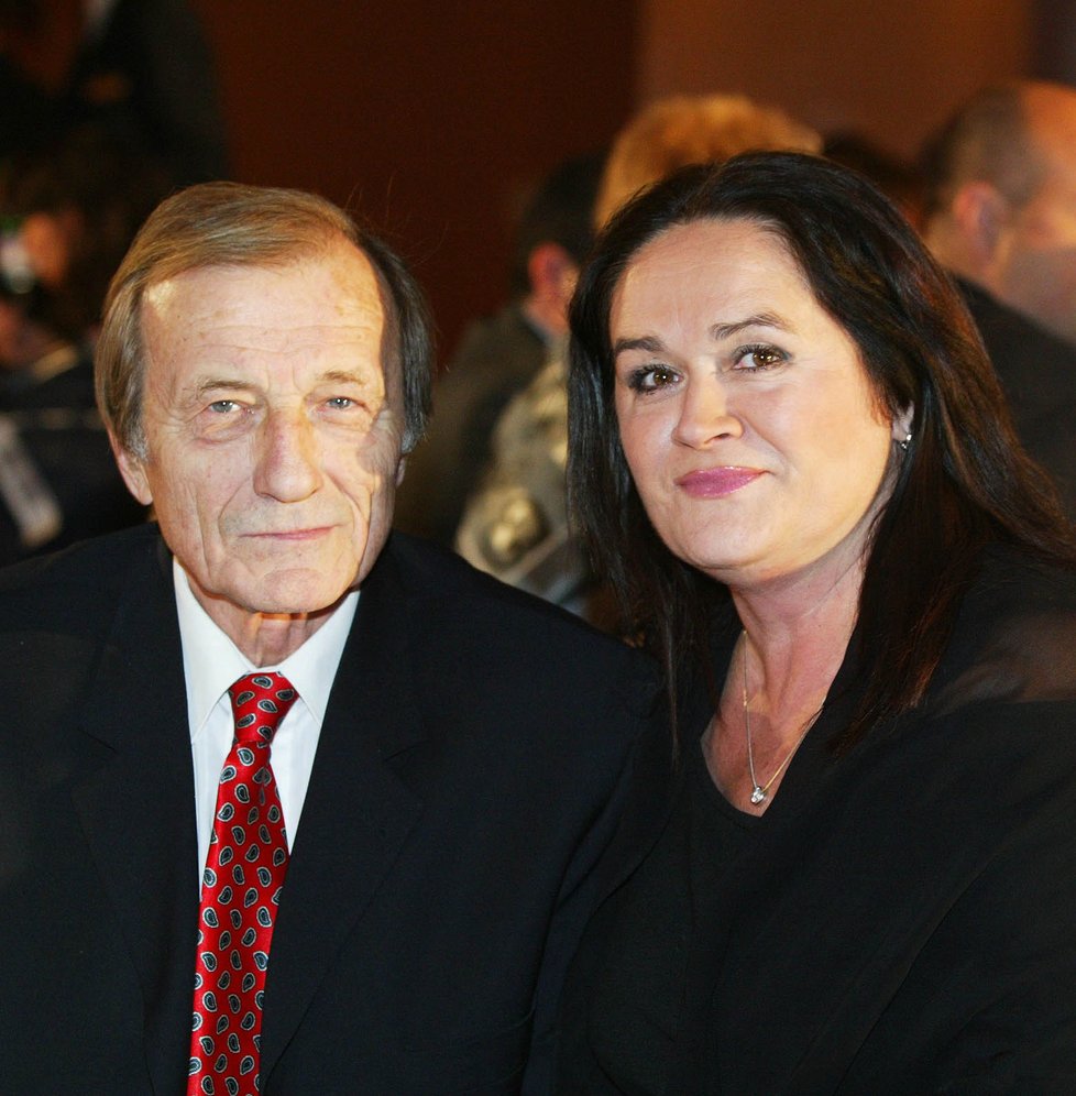 Hana Gregorová s Radkem Brzobohatým.