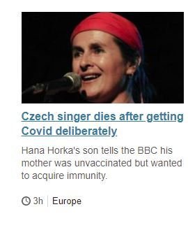 Hana Horká na BBC.