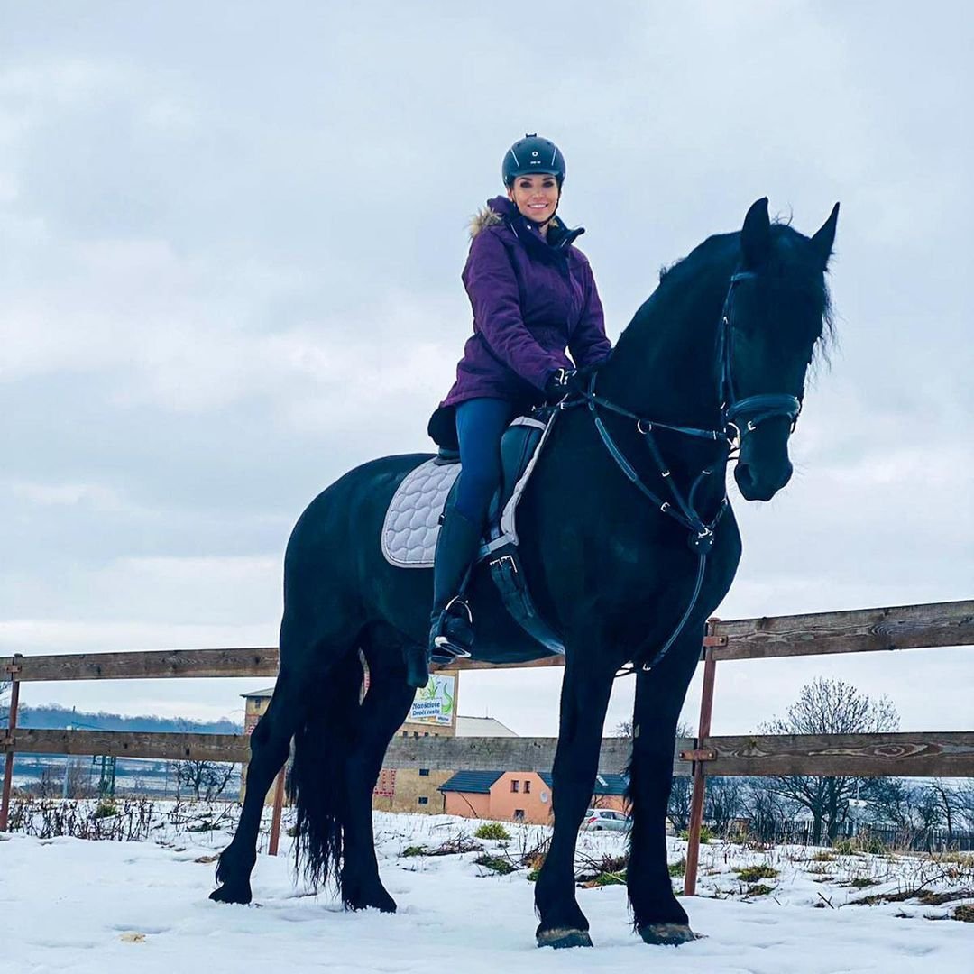 Hana Mašlíková a její kůň Dante
