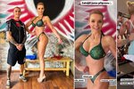 Hana Mašlíková trénuje na bikini fitness