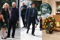 Pohřeb Hany Pastejříkové (†82): Nečekaní hosté na posledním rozloučení
