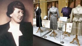 Česká „Coco Chanel“ oblékala Mandlovou i Gollovou: Šaty Hany Podolské vystavuje Uměleckoprůmyslové muzeum