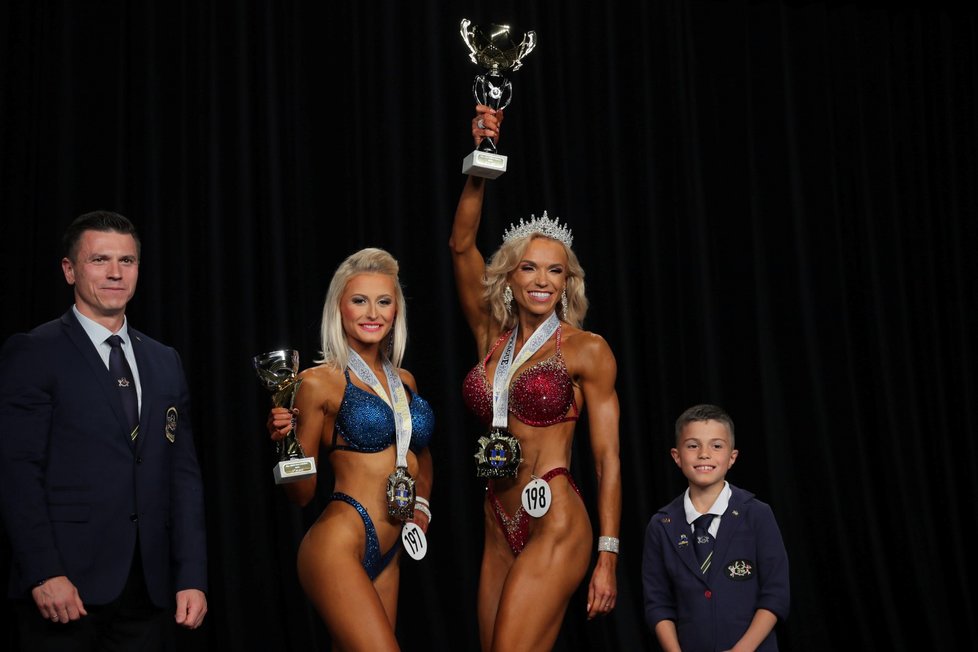 Hana Mašlíková na soutěži Mr. Universe