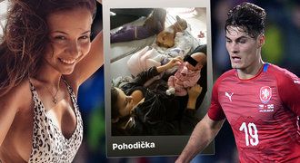 Láska fotbalisty Patrika Schicka se ukázala: Hani, máš se čím chlubit!