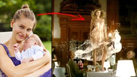 Hana Soukupová, nahá kráska z reklamy na minerálku, porodila syna Finna