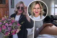 Těhotná Hanka Třeštíková oslavila 43: Ukázala bříško v 7. měsíci!
