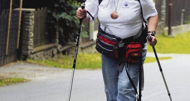 Hana Ulrichová včera vyšla na svatojakubskou pouť
