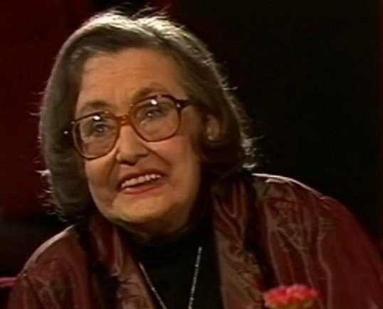 Hana Vítová v televizním vystoupení v 80. letech minulého století.