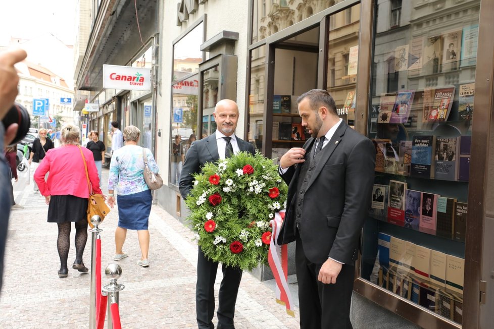 Rozloučení s Hankou Zagorovou v divadle Kalich.