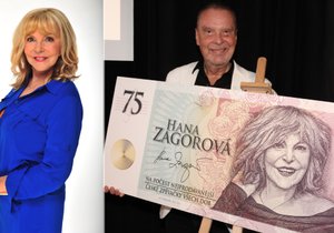Hana Zagorová má posmrtně svou bankovku!