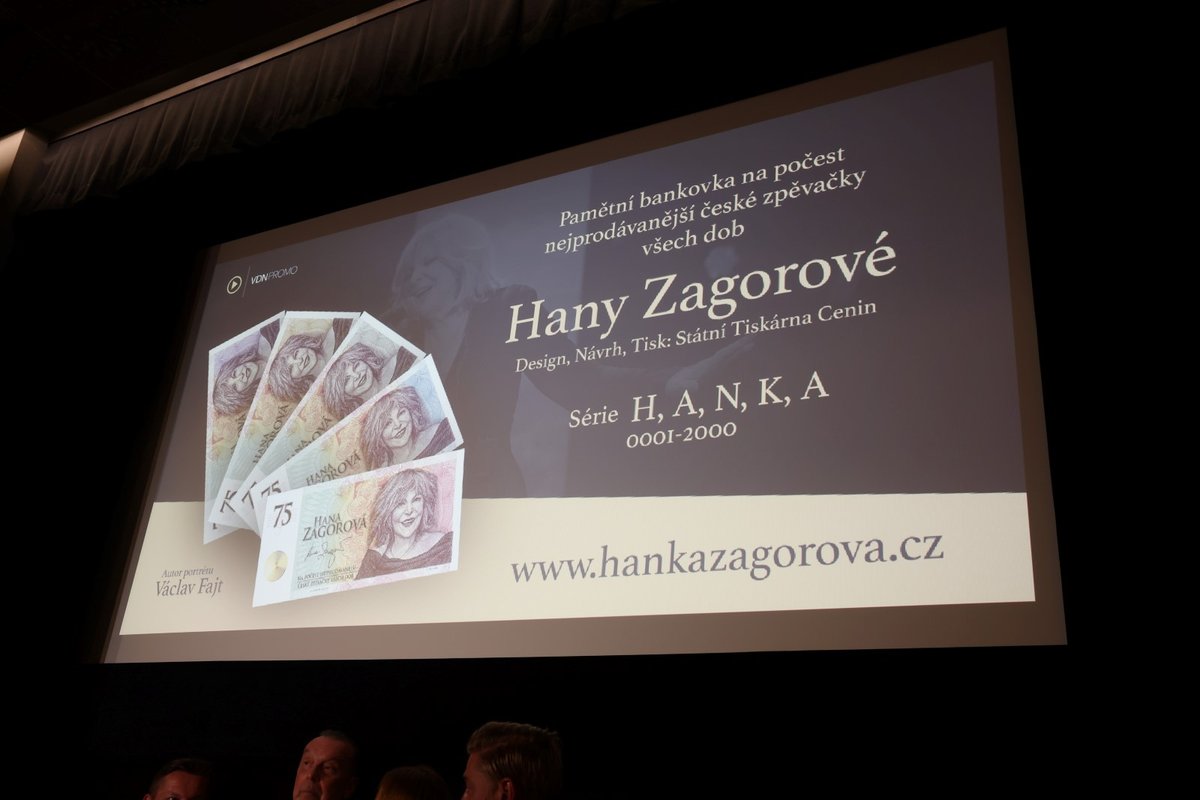 Obrovská pocta Haně Zagorové: Posmrtně získala svou bankovku