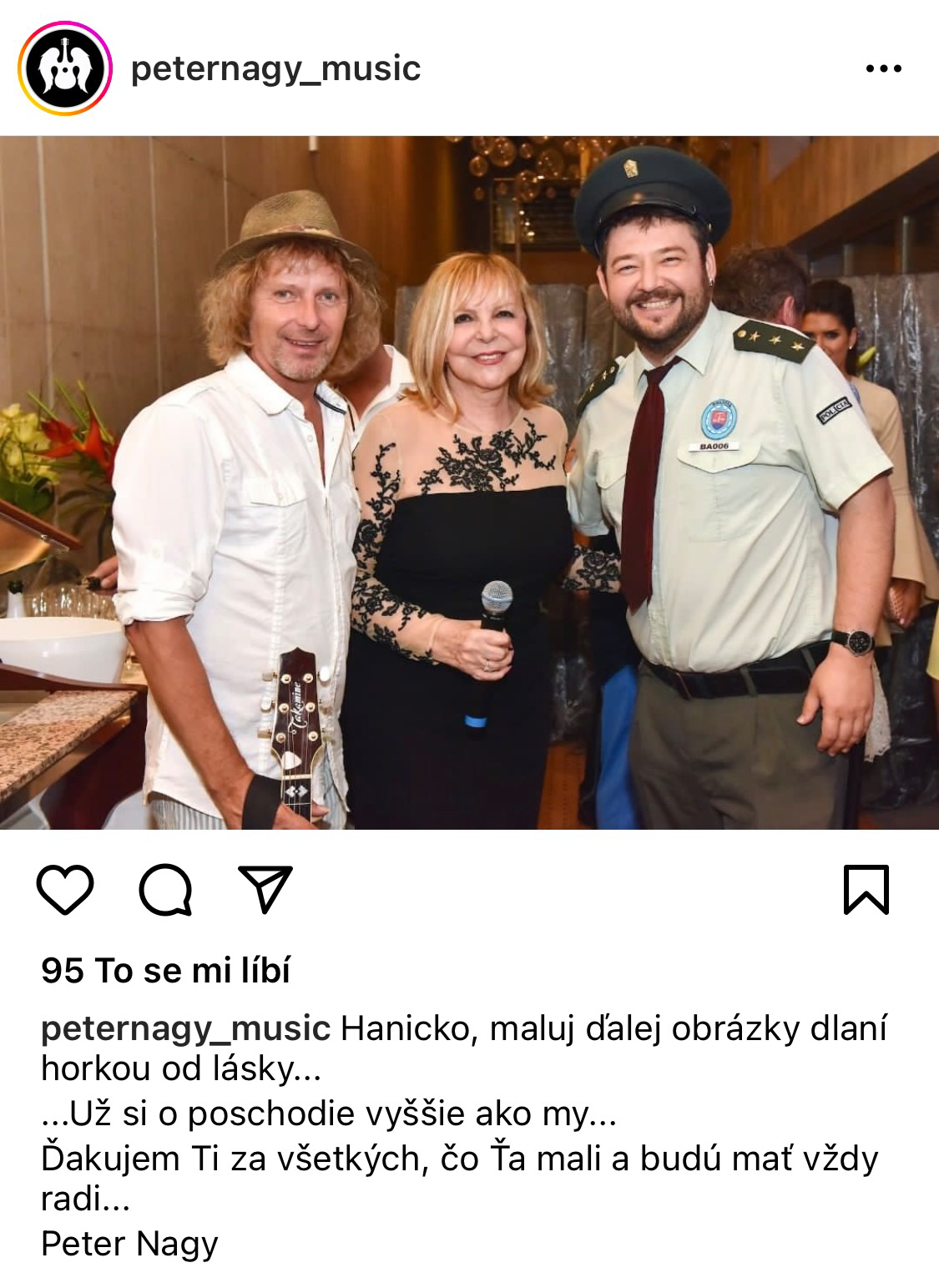 Peter Nagy o Haně Zagorové