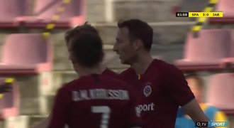 SESTŘIH: Sparta – Jablonec 3:0. Hložkova paráda i dva góly Kozáka