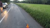 Hyena! Bezohledně předjížděl a srazil invalidního cyklistu, ani nezastavil a ujel