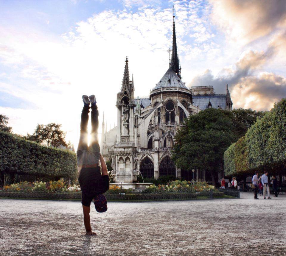 Stylová fotečka s katedrálou Notre Dame