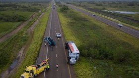 Tropická bouře Hanna se přehnala přes Texas a zamířila do Mexika