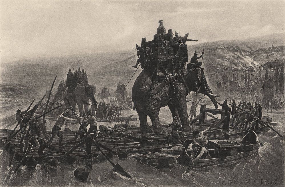 Hannibalovi sloni táhnou na Řím