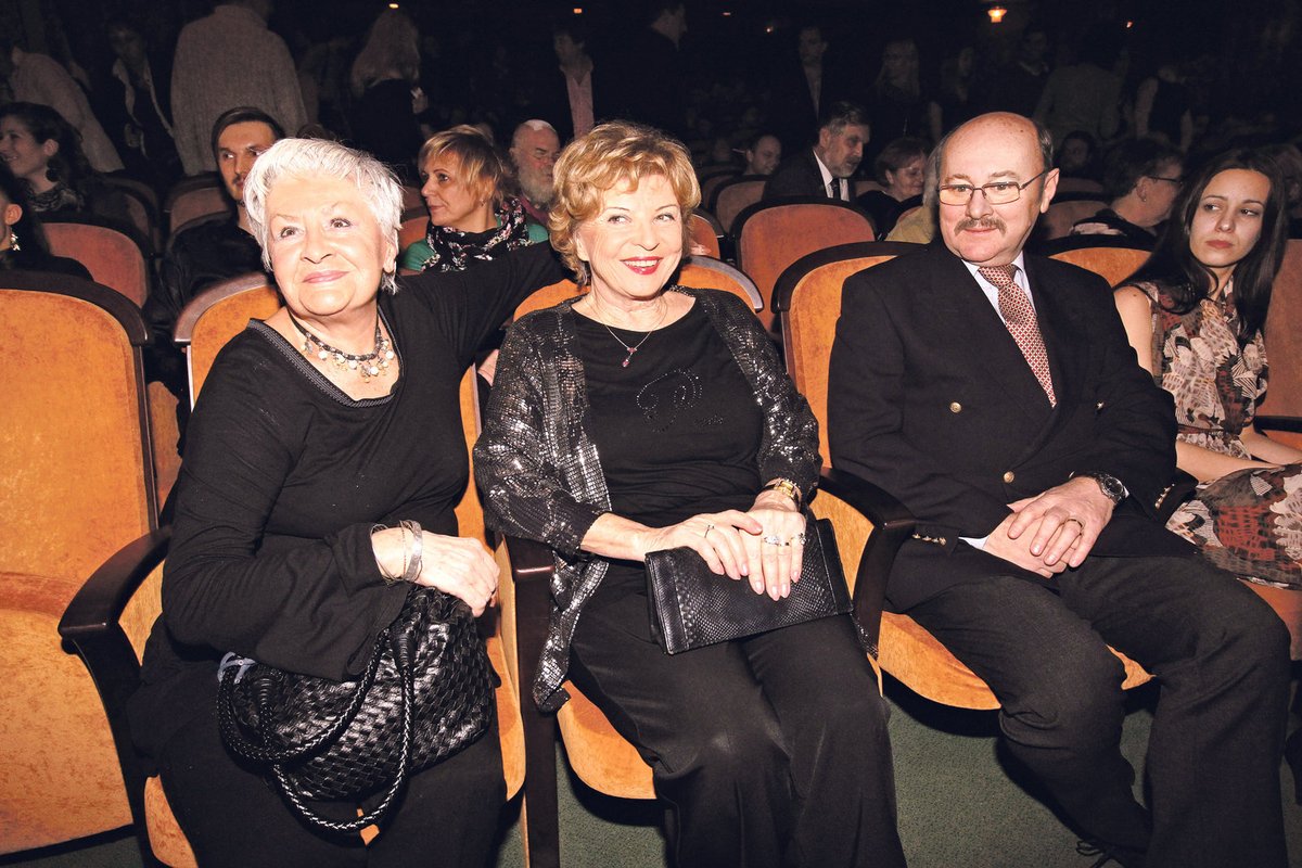 Libuše Švormová s Kamilou Moučkovou těsně před premiérou