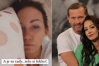 Těhotná Agáta Hanychová leží v nemocnici! Strach o miminko?