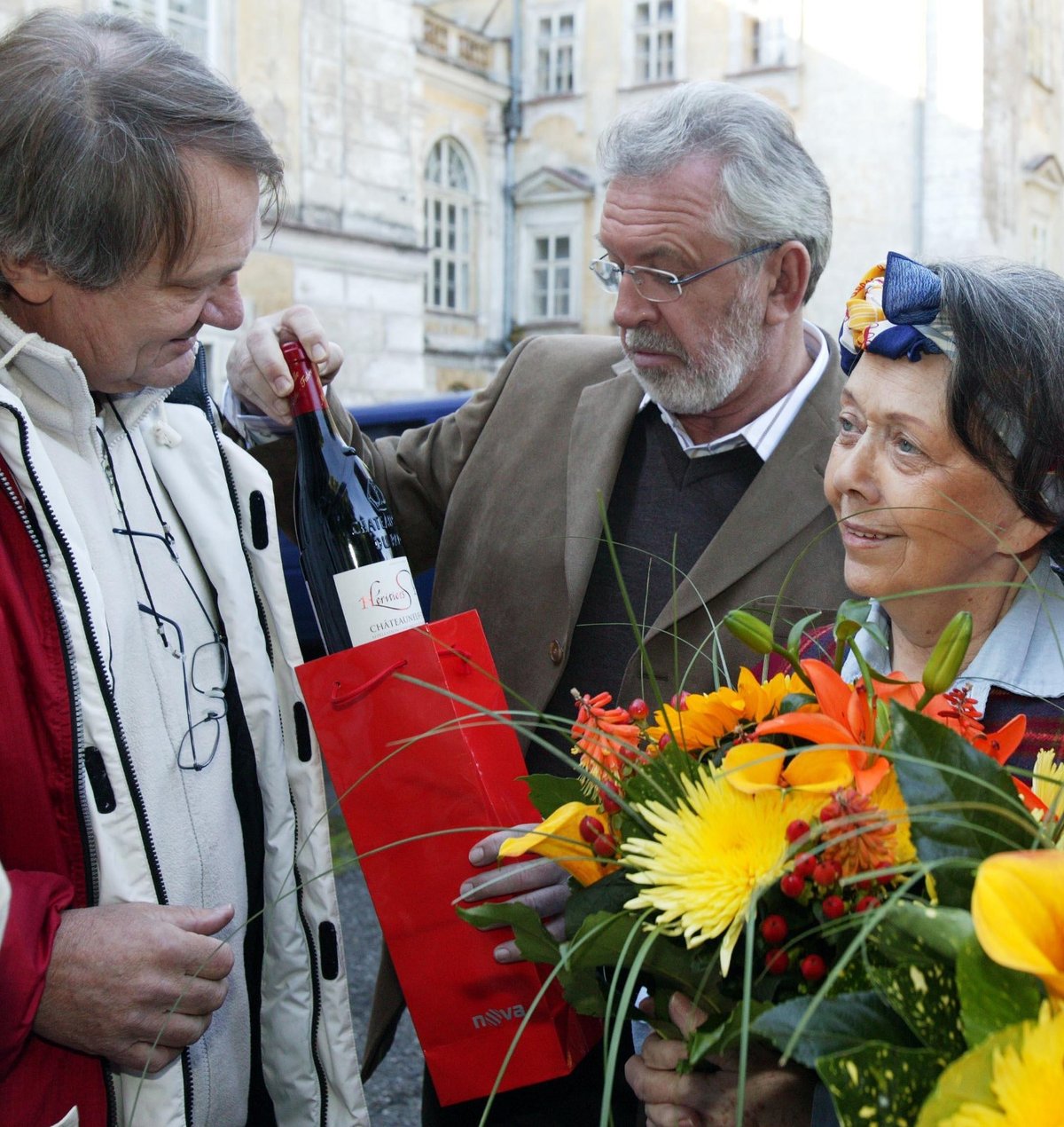 Jiřina Jirásková a Jaromír Hanzlík.