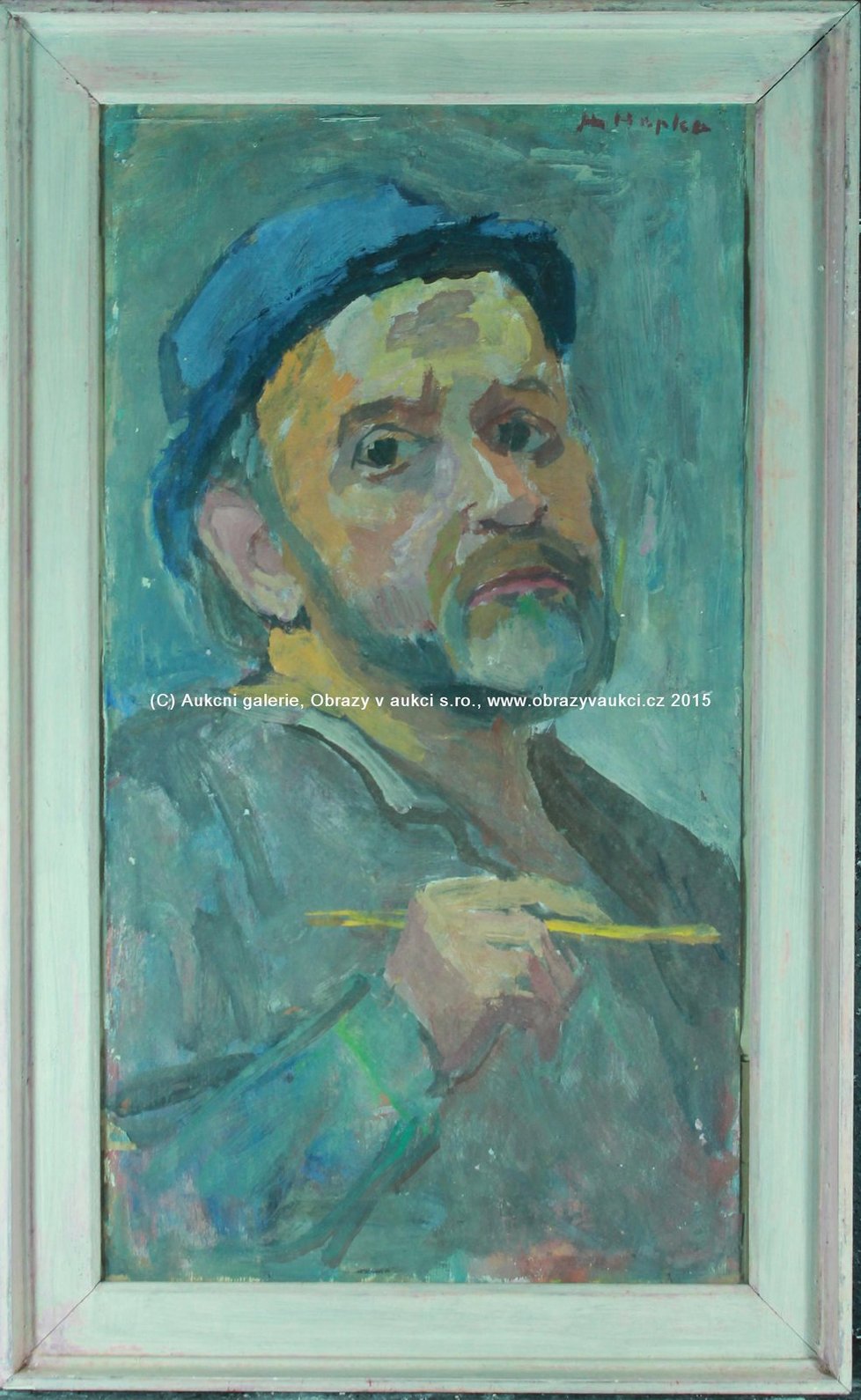Aukce Hapkovy pozůstalosti: Autoportrét Josefa Hapky
