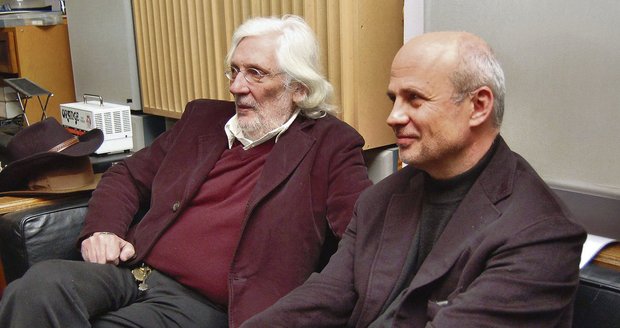 Petr Hapka s Michalem Horáčkem tvořili nerozlučnou dvojku od roku 1984.